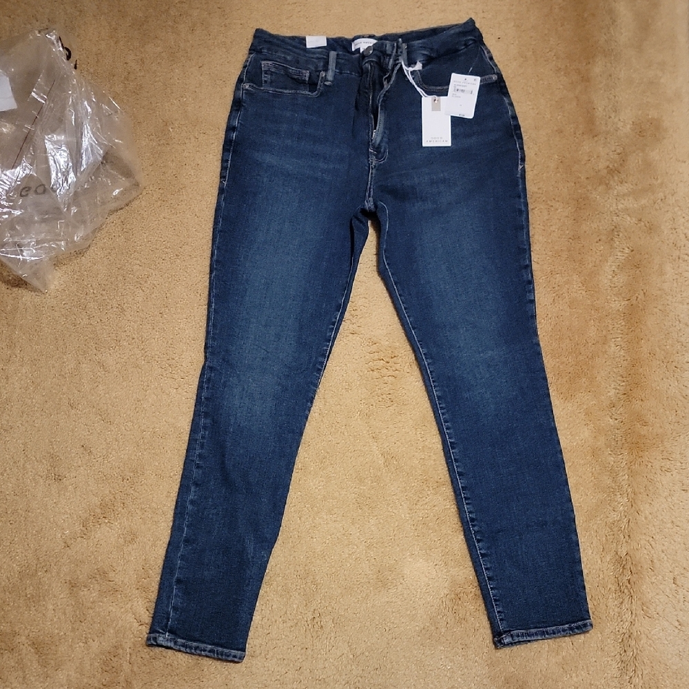 Good American Dark Blue Skinny Jeans
